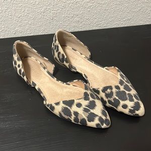 Leopard print casual shoes